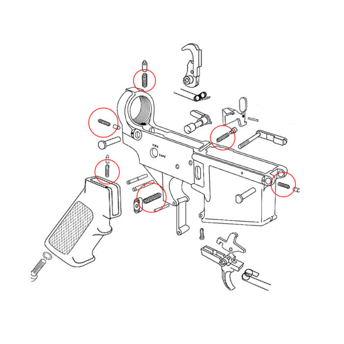 Bleidragun Waffenhandel Bleiziffer Eemann Tech Kleine Federn Small